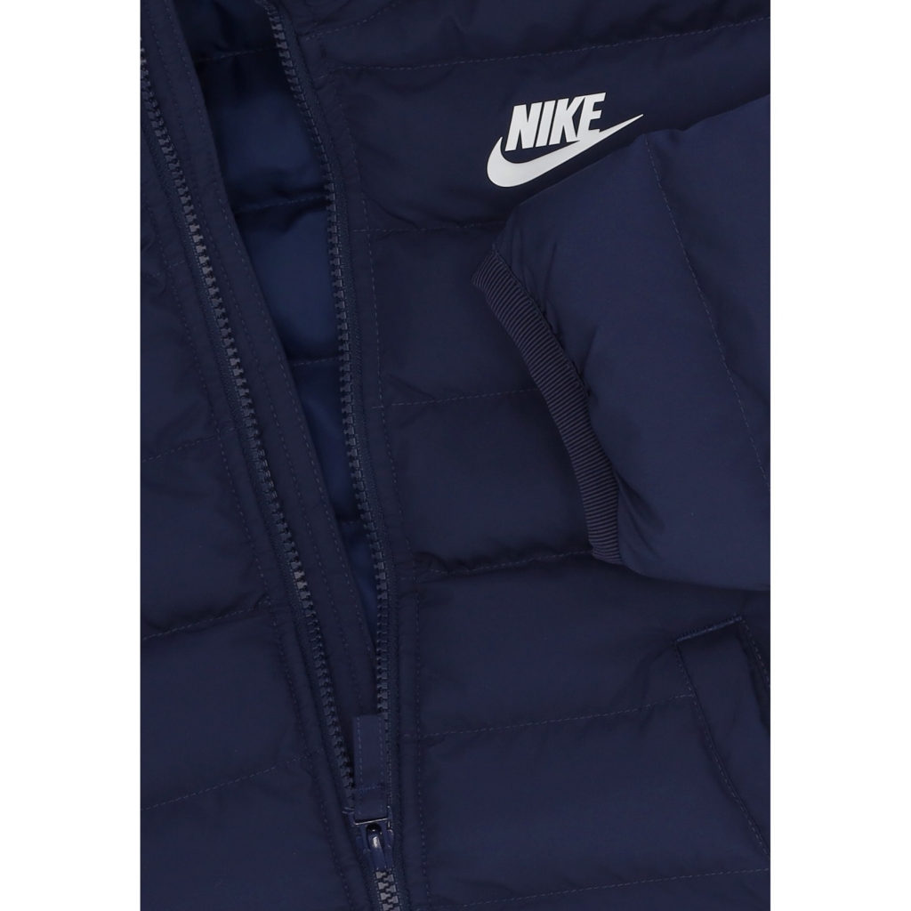 piumino ragazzo sportswear low synthetic fill jacket MIDNIGHT NAVY/MIDNIGHT NAVY/WHITE