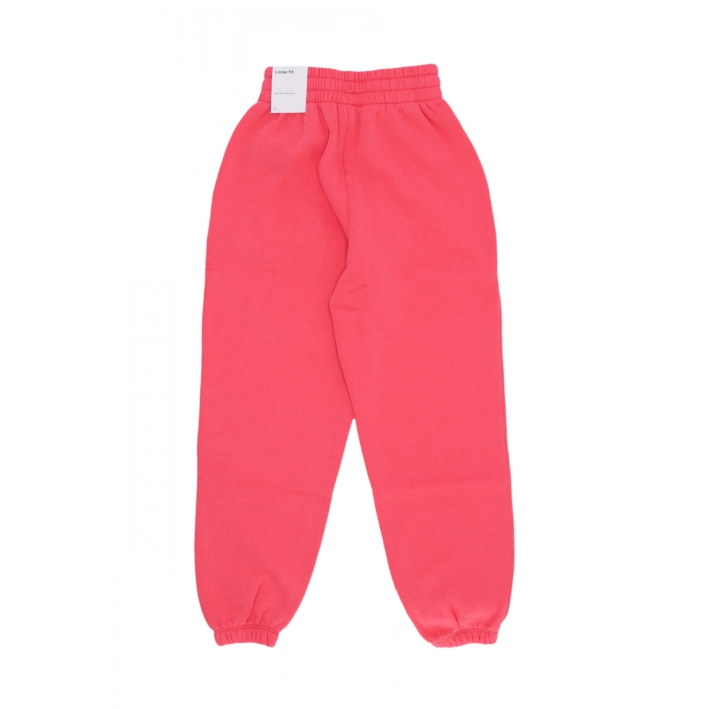 pantalone tuta felpato ragazza sportswear club fleece loose pant ASTER PINK/ASTER PINK/WHITE
