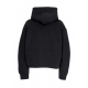 felpa leggera cappuccio donna w sportswear tech fleece oversized hoodie BLACK/BLACK