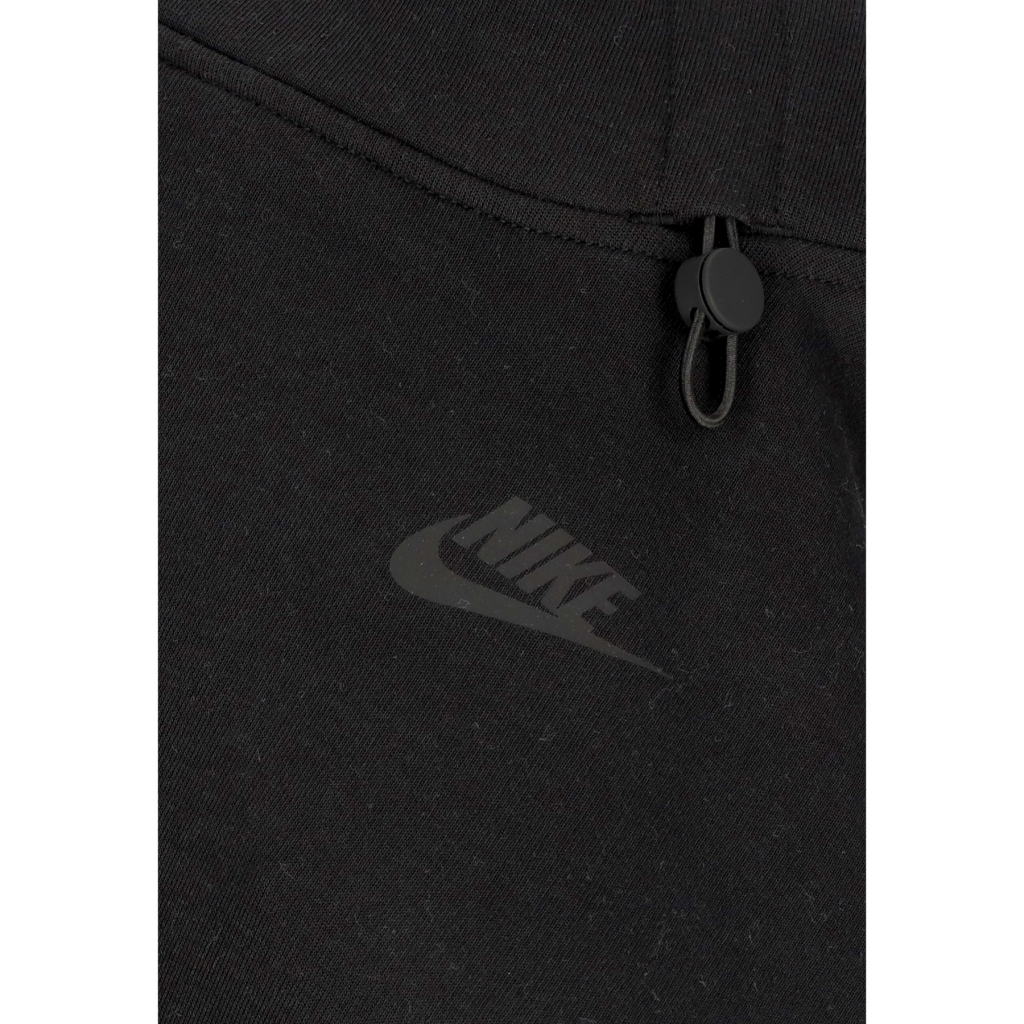 felpa leggera cappuccio donna w sportswear tech fleece oversized hoodie BLACK/BLACK