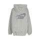 felpa leggera cappuccio zip donna w sportswear dance oversized full-zip hoodie DK GREY HEATHER/SMOKE GREY
