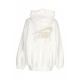 felpa leggera cappuccio zip donna w sportswear dance oversized full-zip hoodie SAIL/LT OREWOOD BRN