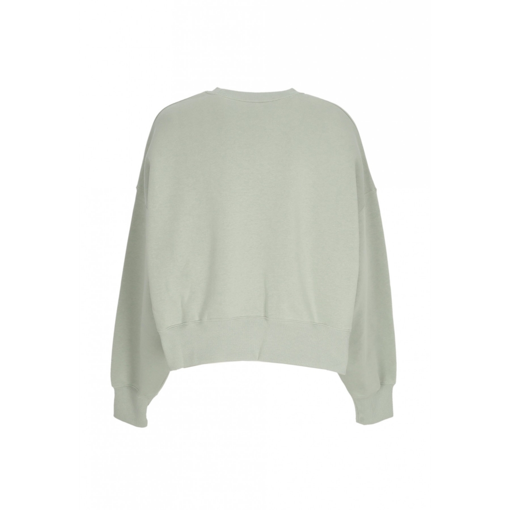 felpa girocollo donna w sportswear phoenix fleece over-oversized logo crewneck JADE HORIZON/LT OREWOOD BRN/SEQUOIA