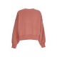 felpa girocollo donna w sportswear phoenix fleece over-oversized logo crewneck CANYON PINK/LT OREWOOD BRN/RED SEPIA