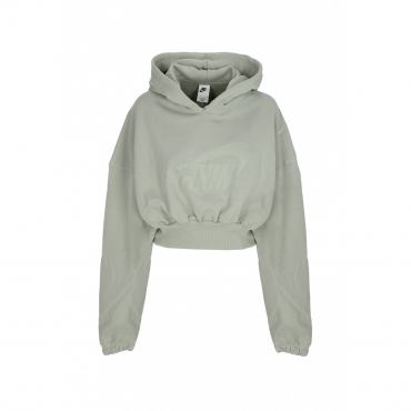 felpa leggera cappuccio corta donna w sportswear oversized fleece dance crop hoodie JADE HORIZON/JADE HORIZON