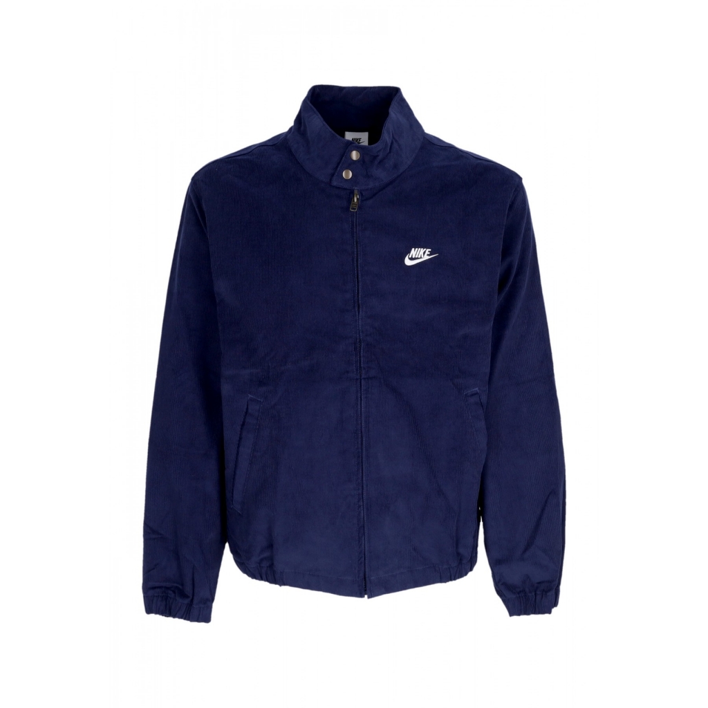 giubbotto uomo club harrington corduroy jacket MIDNIGHT NAVY/WHITE