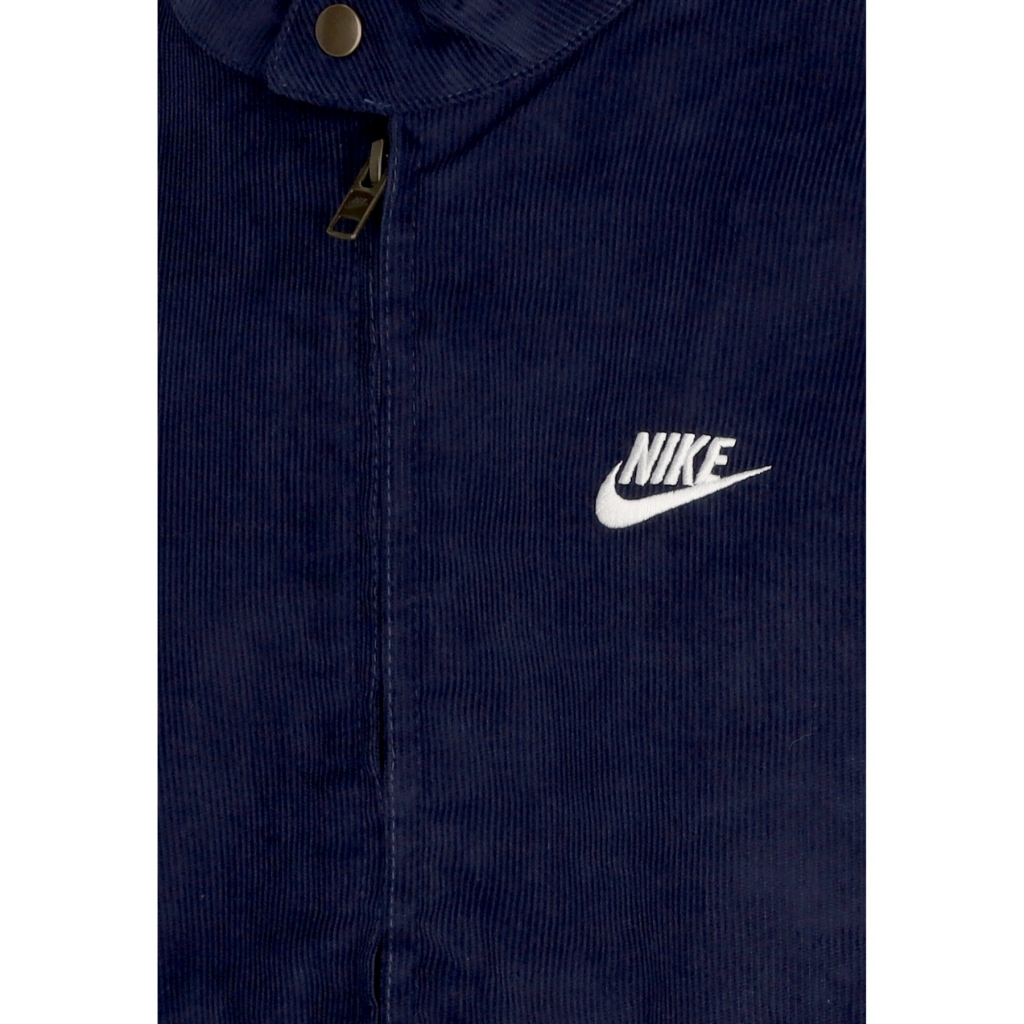 giubbotto uomo club harrington corduroy jacket MIDNIGHT NAVY/WHITE