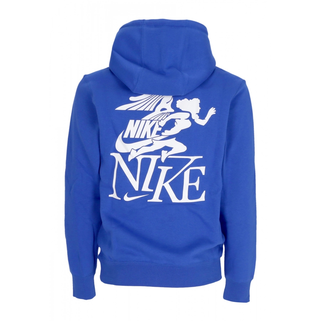felpa cappuccio uomo club nvlty hoodie GAME ROYAL/GAME ROYAL/SAIL