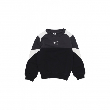 felpa girocollo ragazzo air crewneck BLACK/ANTHRACITE/WHITE/WHITE