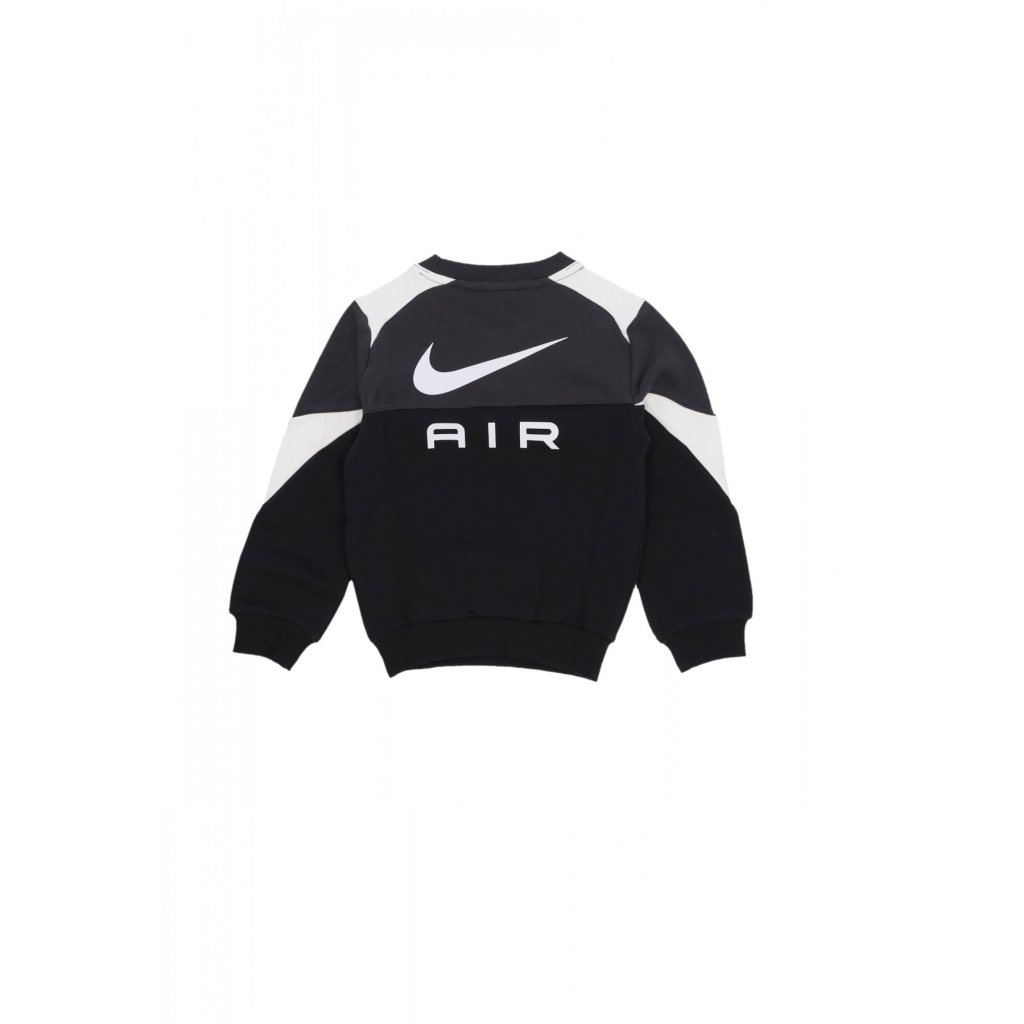 felpa girocollo ragazzo air crewneck BLACK/ANTHRACITE/WHITE/WHITE