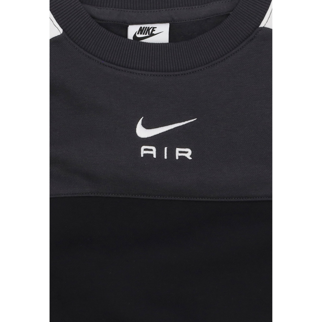 felpa girocollo ragazzo air crewneck BLACK/ANTHRACITE/WHITE/WHITE