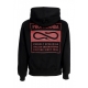 felpa cappuccio uomo label og hoodie BLACK