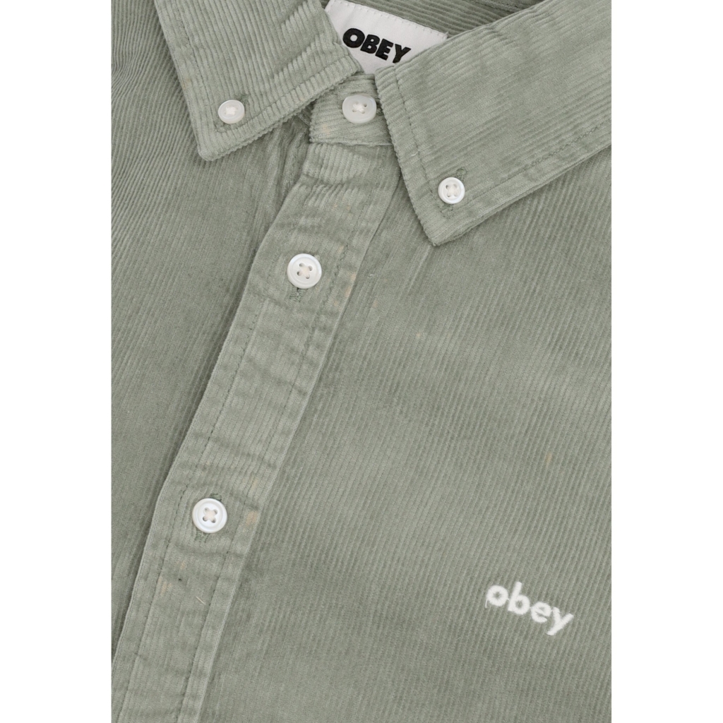 camicia manica lunga uomo grafton cord woven LAUREL WREATH