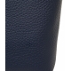 Shopper in pelle Ladylike S blu scuro