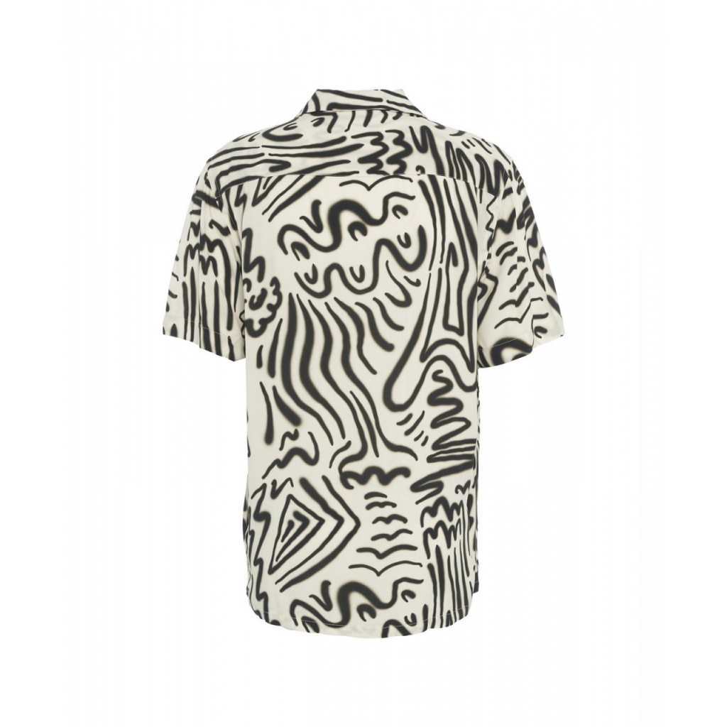 Camicia in viscosa Aerosol nero