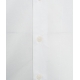 Camicia in cotone con colletto italiano bianco