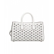 Borsetta con occhielli Scarlett Extra Small bianco