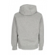 felpa cappuccio uomo club futura hoodie DK GREY HEATHER/LT SMOKE GREY