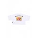 maglietta corta donna w pyromantics croptop tee WHITE