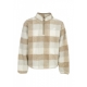 giubbotto pile uomo club winterized half-zip sweatshirt KHAKI/SAIL/LIGHT BONE/WHITE