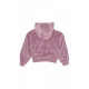 felpa leggera cappuccio ragazza sportswear cozy hoodie PLUM DUST/PLATINUM VIOLET