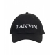 Cappello da baseball con logo nero
