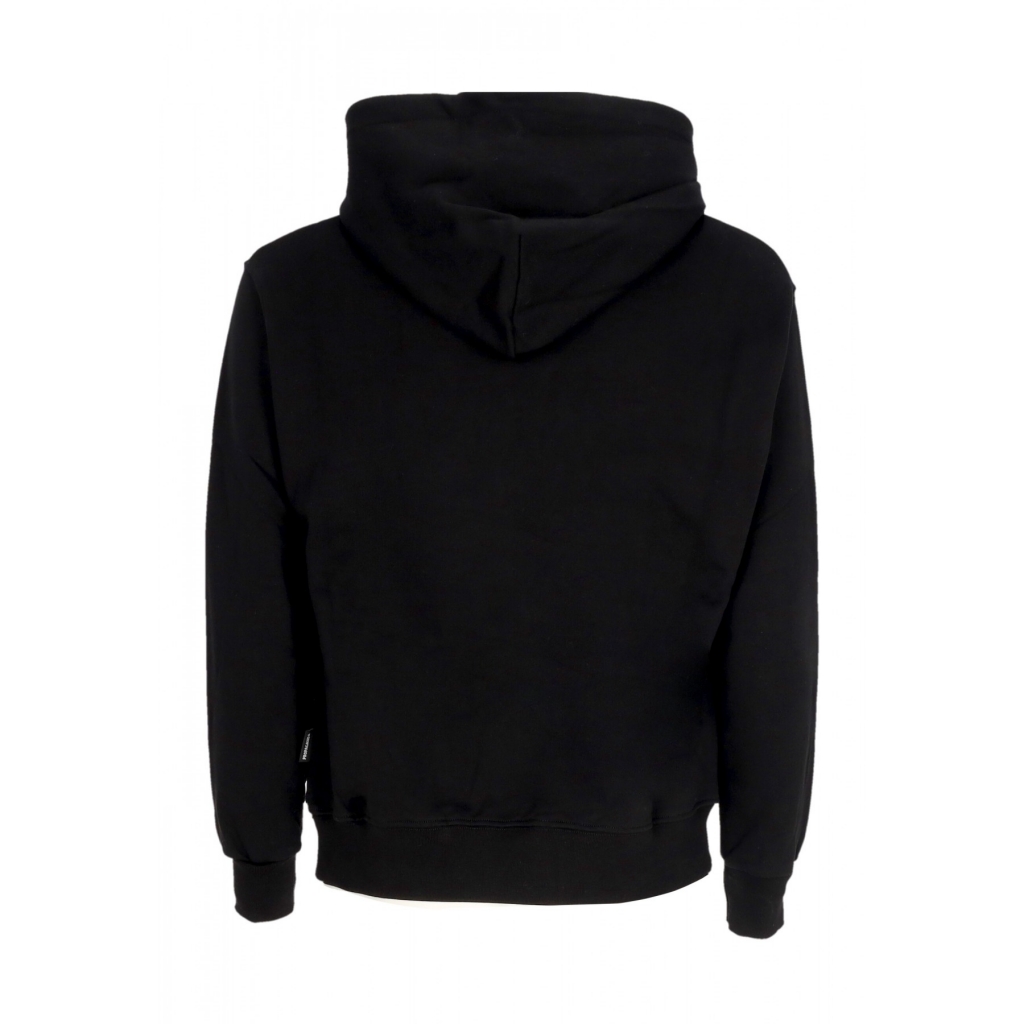 felpa cappuccio uomo drag hoodie BLACK