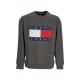 felpa girocollo uomo melange flag crew ext NEW CHARCOAL MELANGE