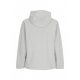 felpa cappuccio uomo club winterized hoodie LT SMOKE GREY/WHITE