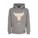 felpa cappuccio uomo nba city edition club hoodie chibul DARK STEEL GREY/WHITE