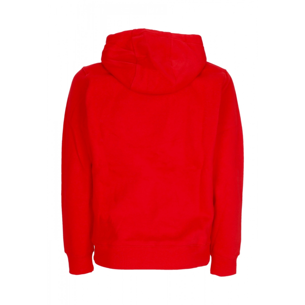 felpa cappuccio uomo nba city edition club hoodie memgri UNIVERSITY RED/WHITE