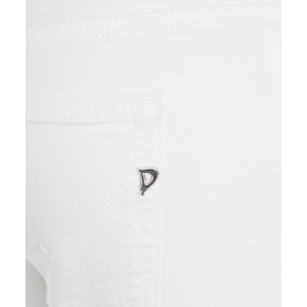 Cropped slim fit jeans Rose bianco