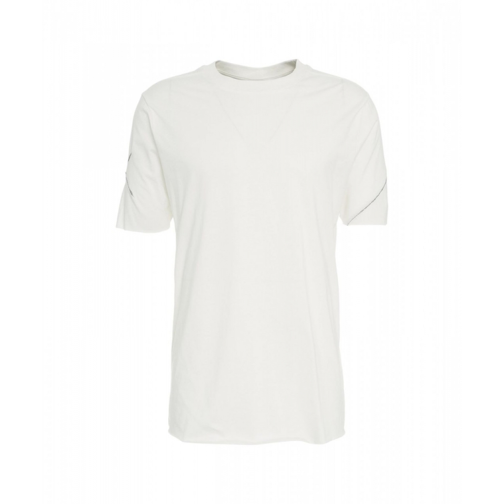 T-shirt con dettagli di cucitura bianco