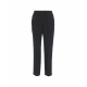 Pantaloni in misto lino Nobu nero