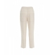 Pantaloni in misto lino Nobu beige