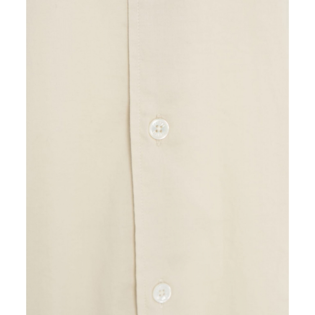 Camicia in cotone fine beige
