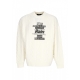 maglione uomo rain cable sweater crewneck OFF WHITE