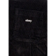 camicia manica lunga uomo bigwig cord woven BLACK