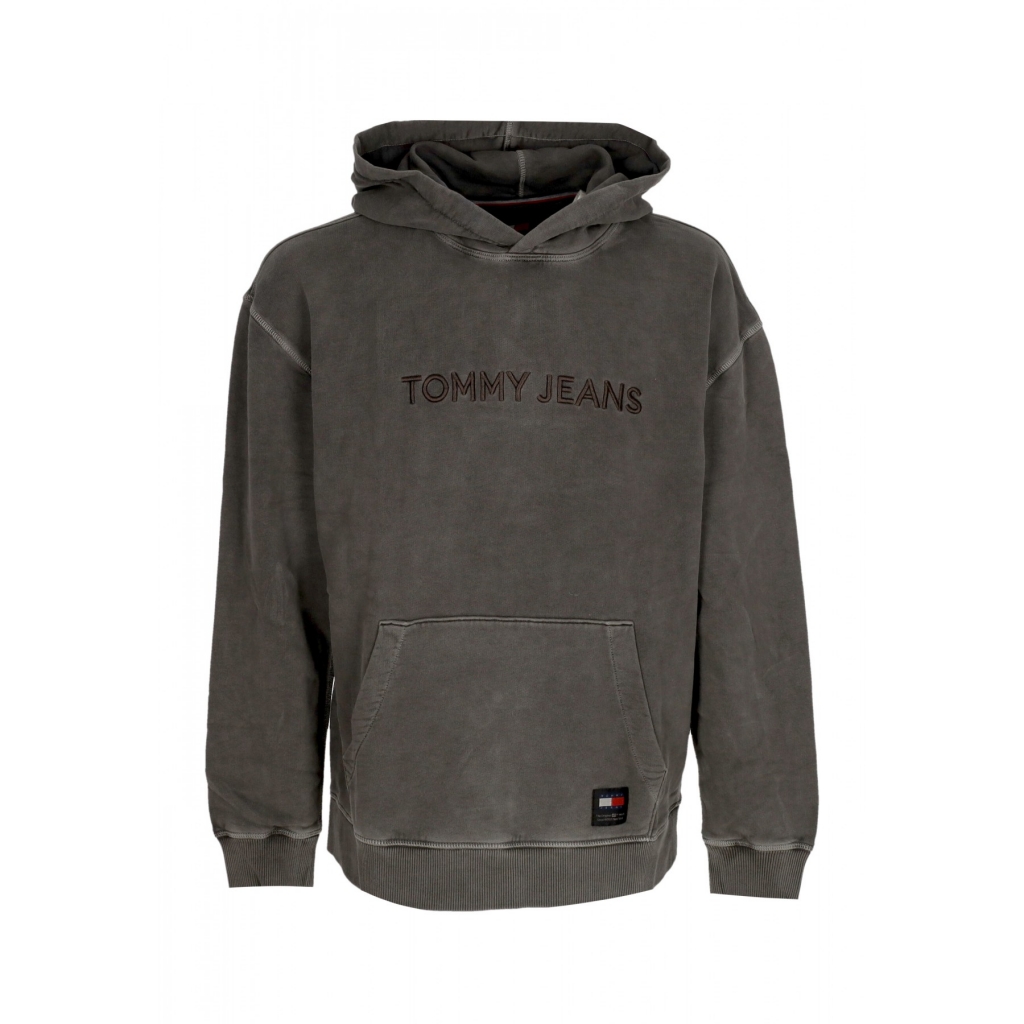 felpa leggera cappuccio uomo classic hoodie BLACK