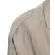 Blazer doppiopetto con cintura in vita grigio chiaro