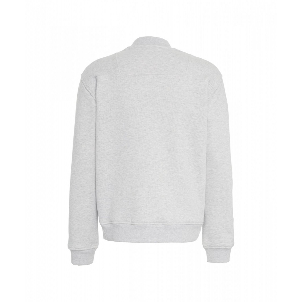 Bomber in felpa grigio chiaro