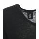 T-shirt con scollo a V nero