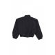 giacca tuta ragazza sportswear lightweight oversized jacket BLACK/WHITE