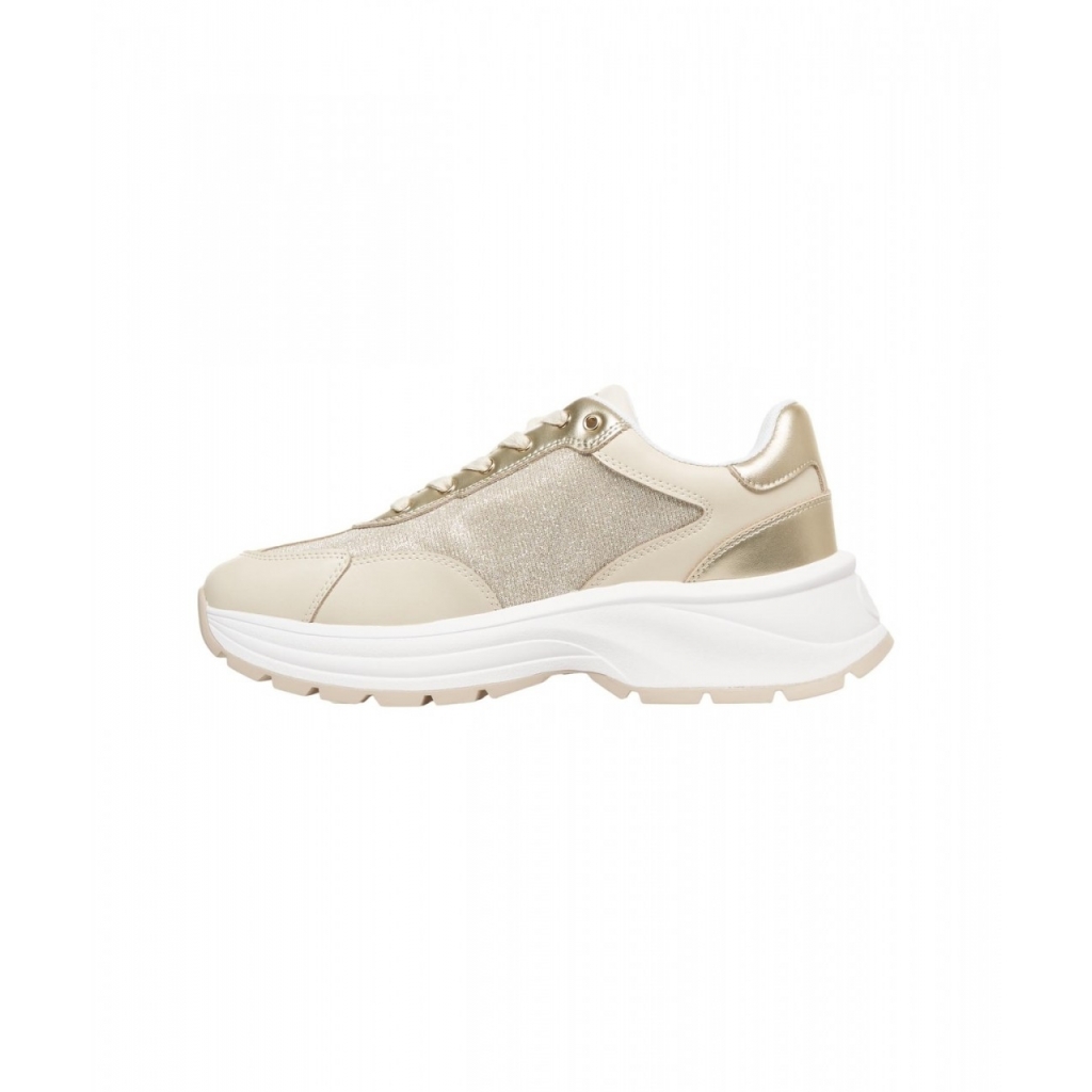 Sneakers con dettagli glitterati Eva oro