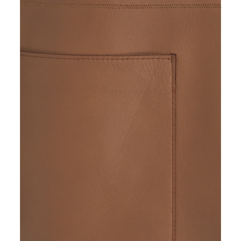 Blazer reversibile in pelle Loren Cammello
