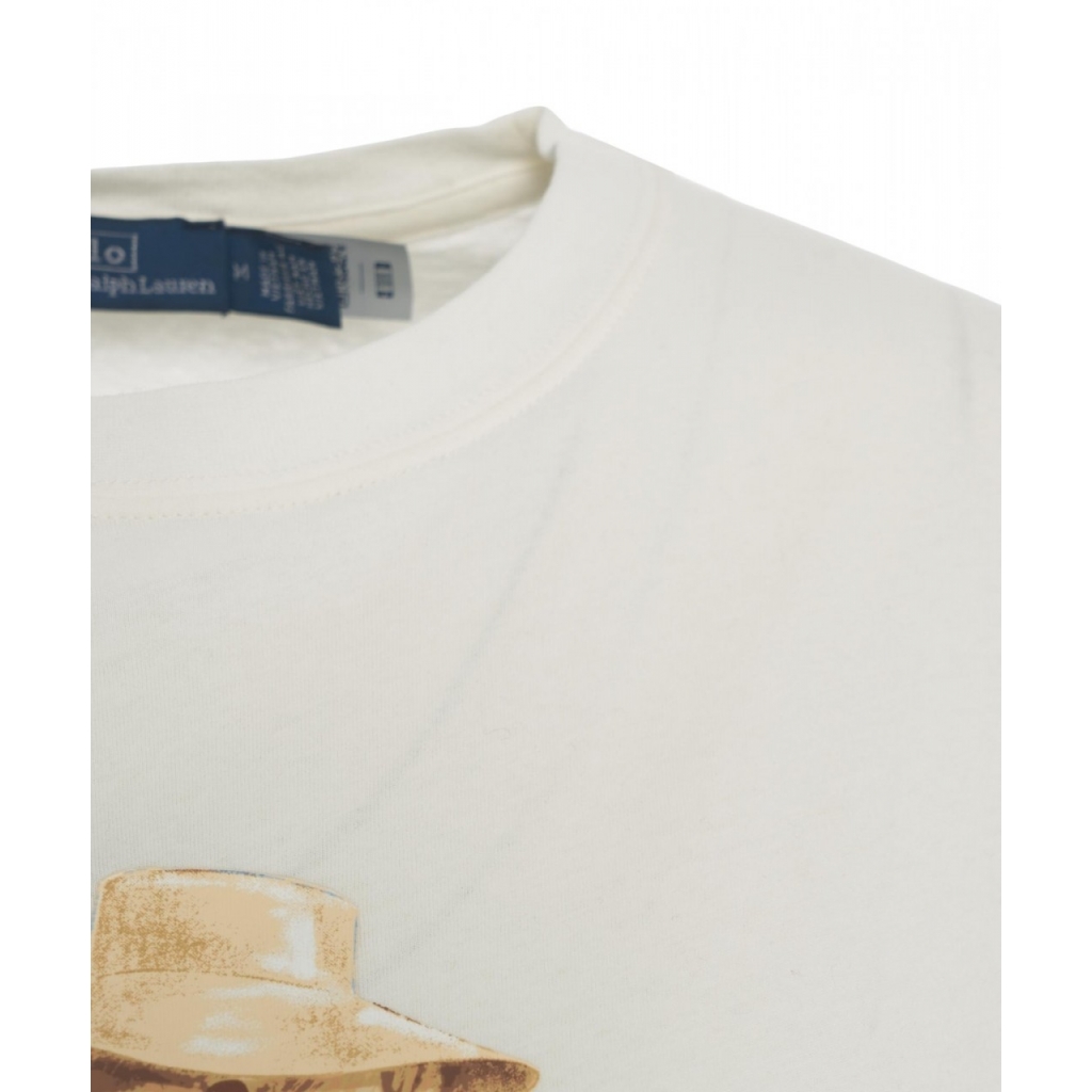 T-shirt con stampa bianco