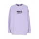 felpa girocollo donna w sportswear fleece oversized gls crewneck HYDRANGEA