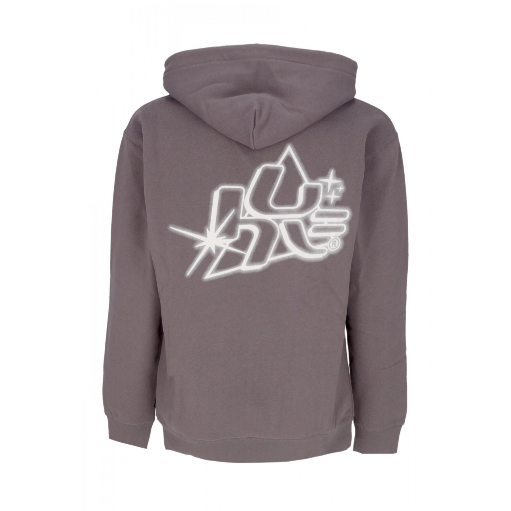 felpa cappuccio uomo glow po hoodie LIGHT PLUM