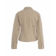 Blazer gessato Rayures beige