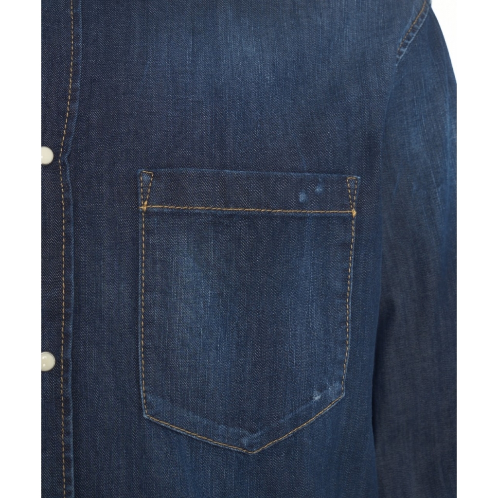 Camicia in denim Relax Dan blu